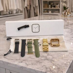 Apple Watch Series 7 | 41mm Starlight GPS + Cellular + Bands + Charger